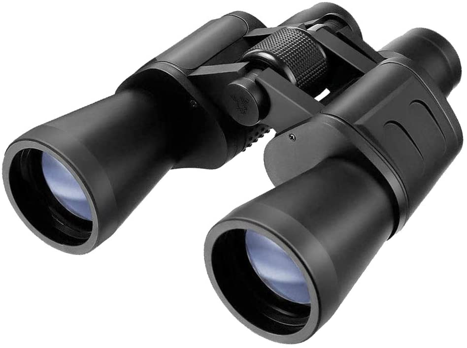 Serious User Binoculars with Anti Glare, Coated Optics, Lightweight Alloy Body and Powerful Magnification for Birdwatching, Astronomy, Sports and Wildlife (10x50)